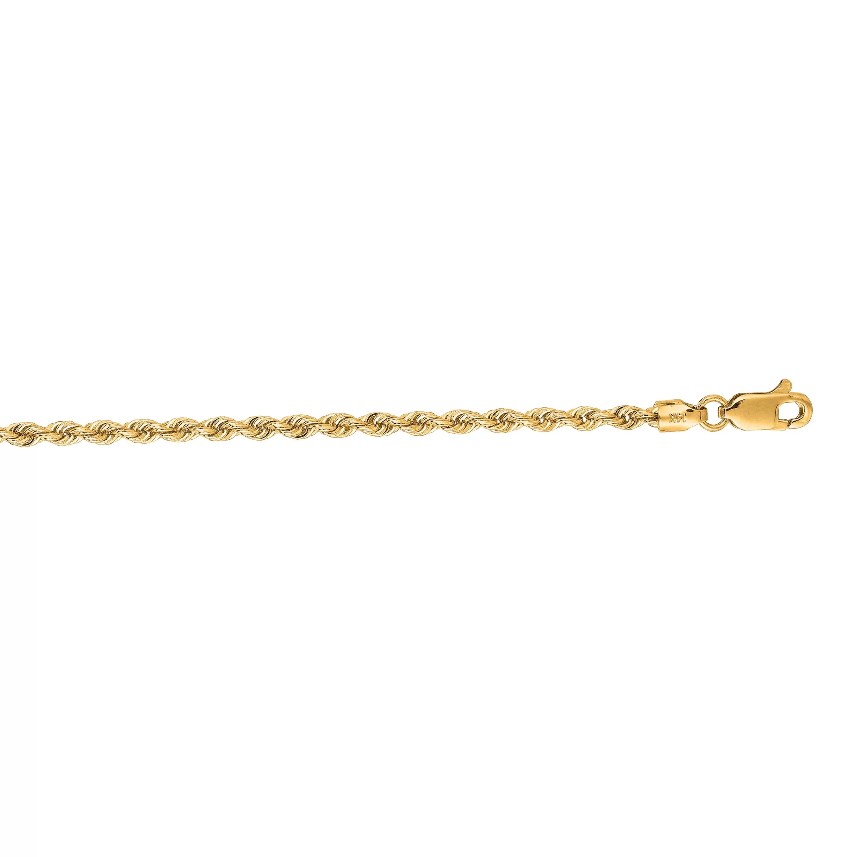 14K Gold 2.5mm Rope Chain