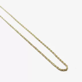 14k Gold Rope Chain Necklace