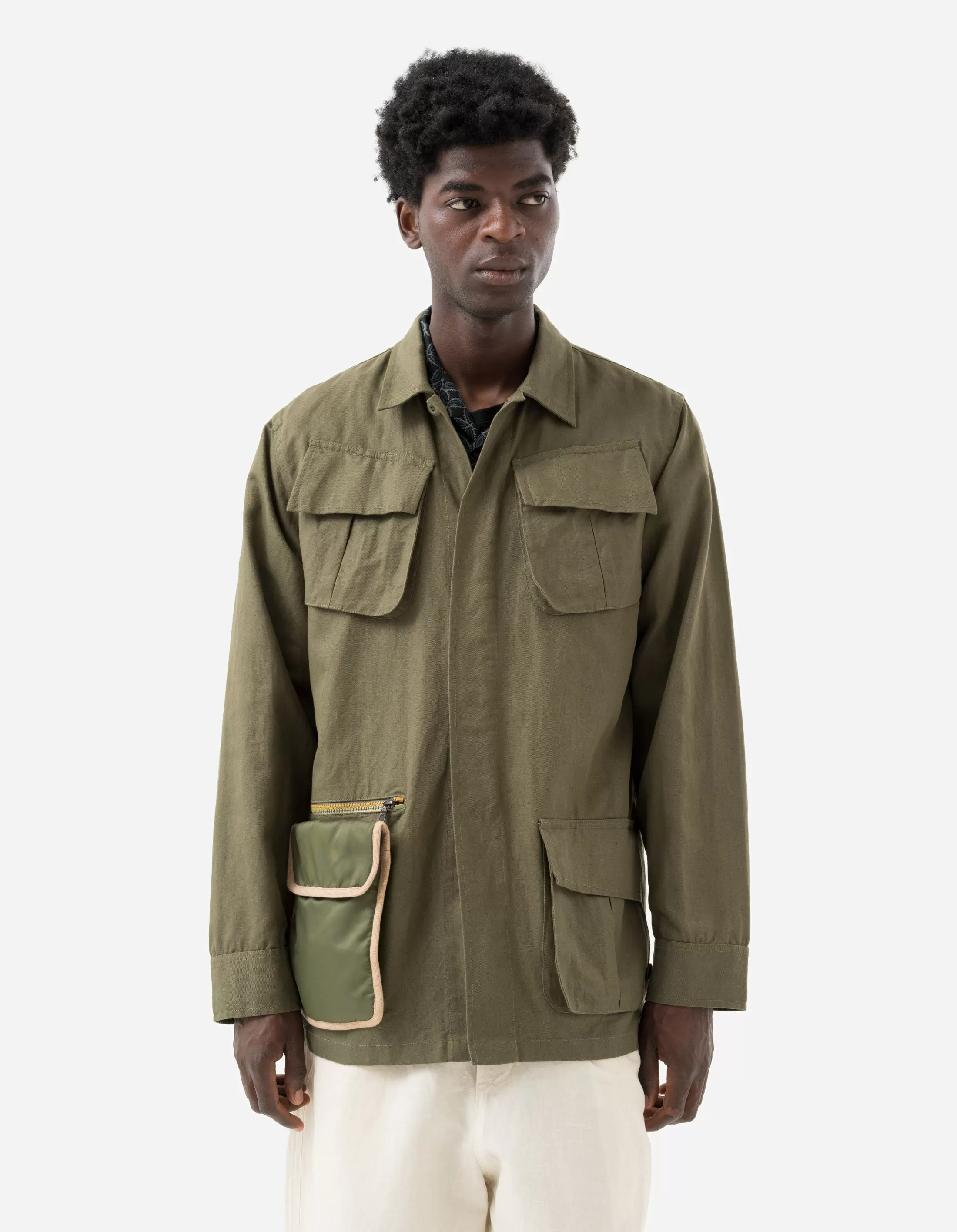 5200 Hemp Jungle Utility Jacket Olive OG-107F