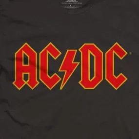 AC/DC Red/Yellow Logo T-Shirt