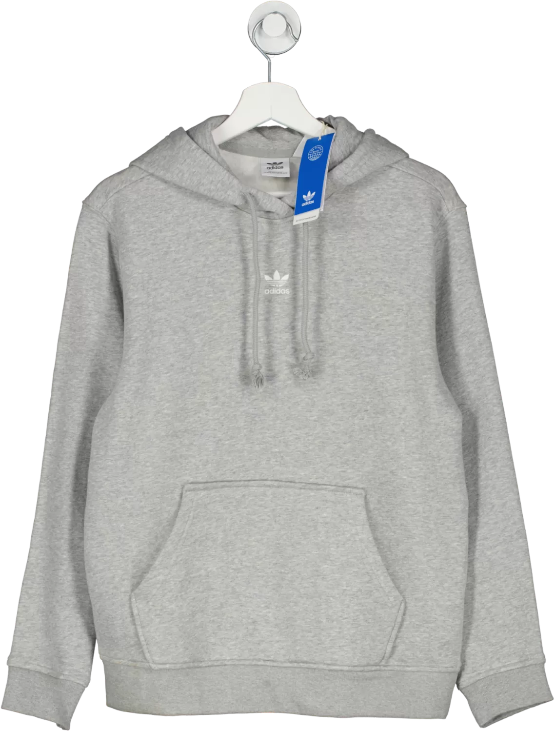 adidas Grey Classic Hoodie UK 10