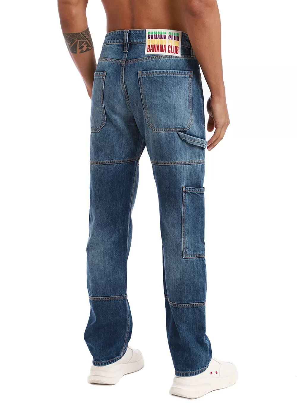 Aero Blue Baggy fit Jeans