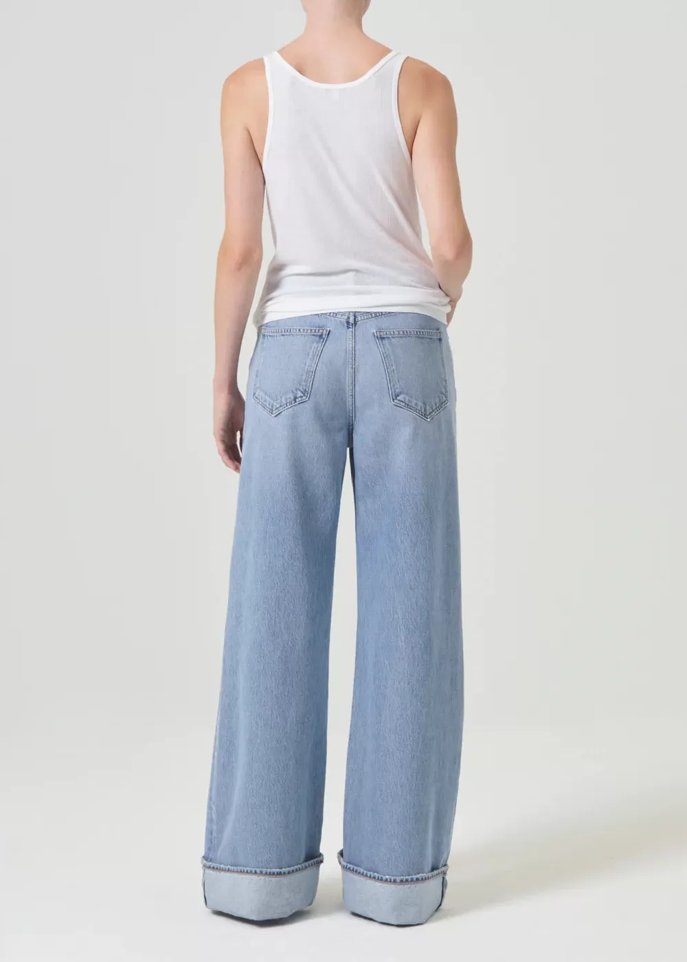 Agolde - Dame High Rise Wide Leg Jean - Showdown