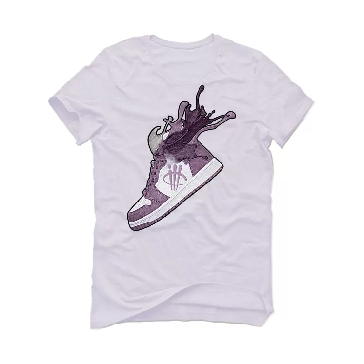 Air Jordan 1 High OG Mauve - White T-Shirt (SPLASH)