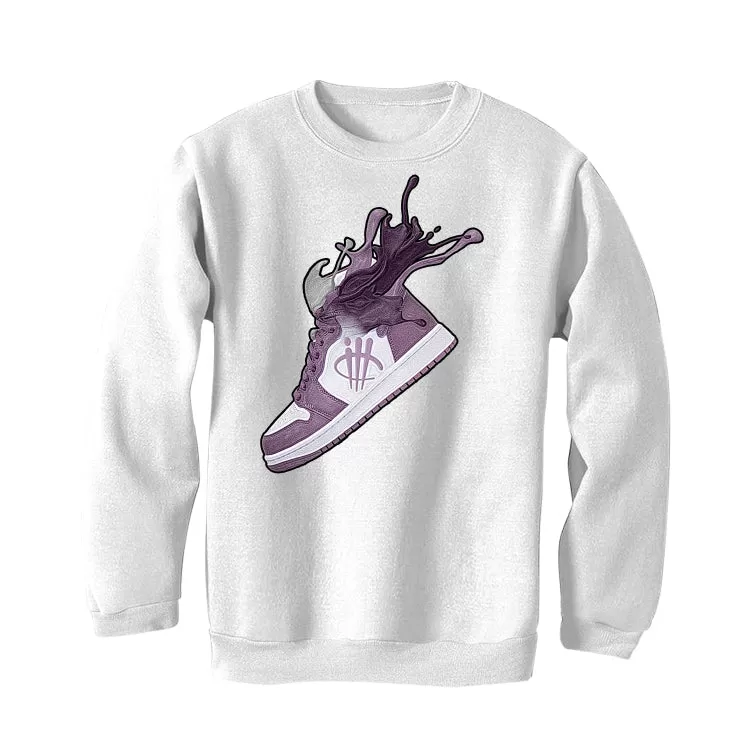 Air Jordan 1 High OG Mauve - White T-Shirt (SPLASH)