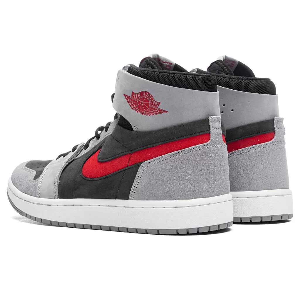 Air Jordan 1 Zoom Comfort 2 - Black/Fire Red/ Cement Grey