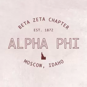 Alpha Phi Classic Text Design