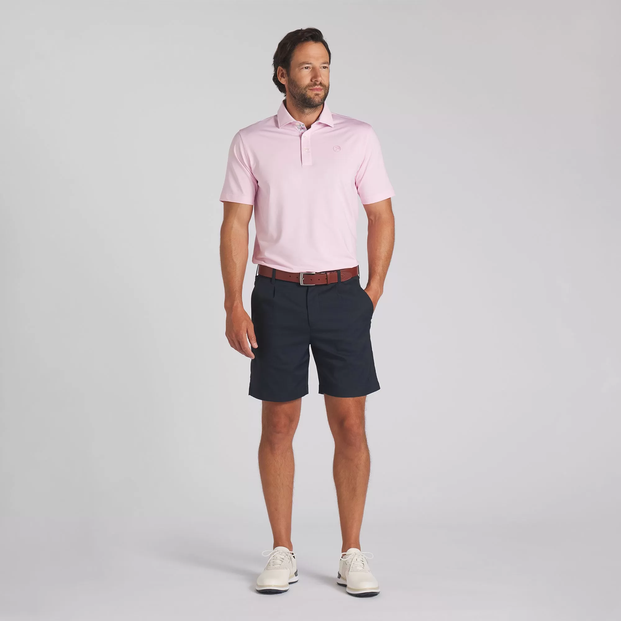 AP Floral Trim Golf Polo