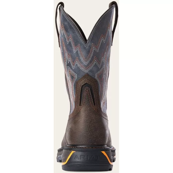 Ariat Men's Big Rig Composite Toe Western Work Boot -Coffee- 10033966