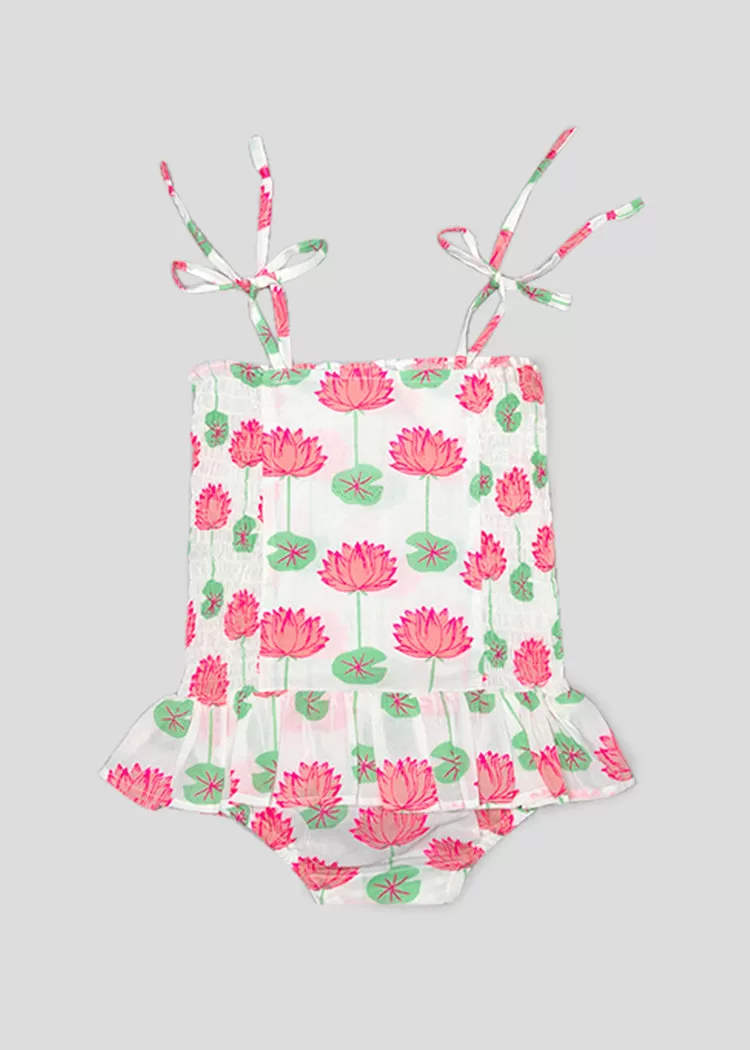 Baby Girl Swimsuit Lotus Pink