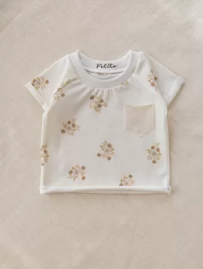 Baby t-shirt / Flowers & Dots