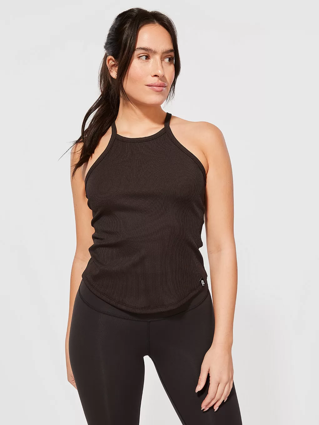 BARRY'S BLACK RIB Y BACK TANK