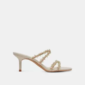 BETTI HEELS IVORY MULTI STELLA