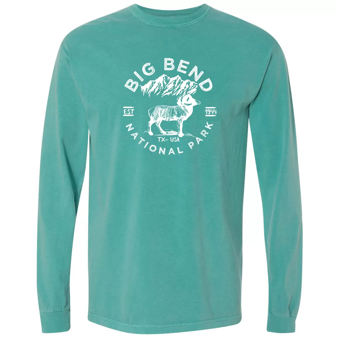 Big Bend National Park Comfort Colors Long Sleeve T Shirt