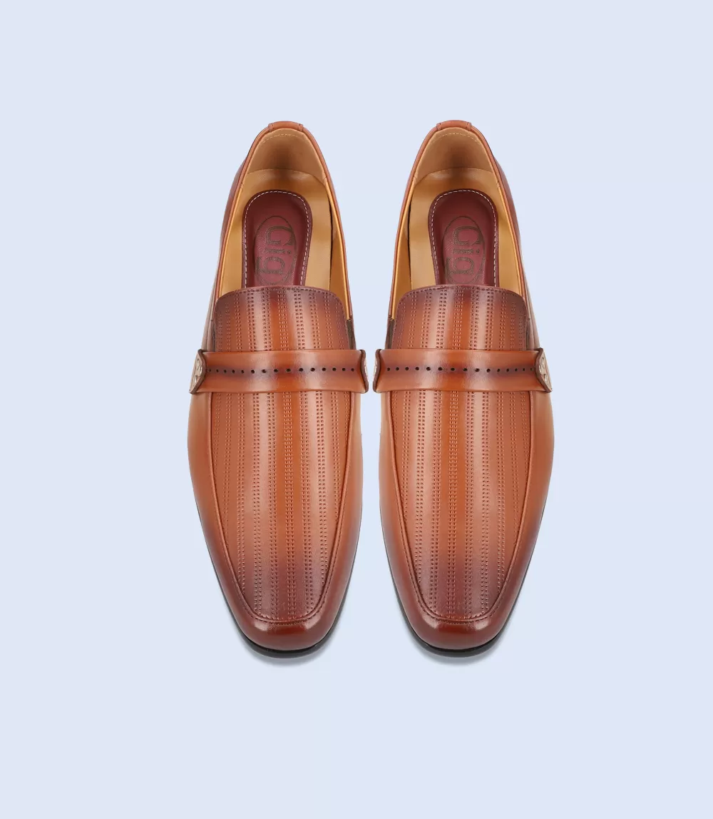 BM5083-BROWN-Men Formal Slip-on's