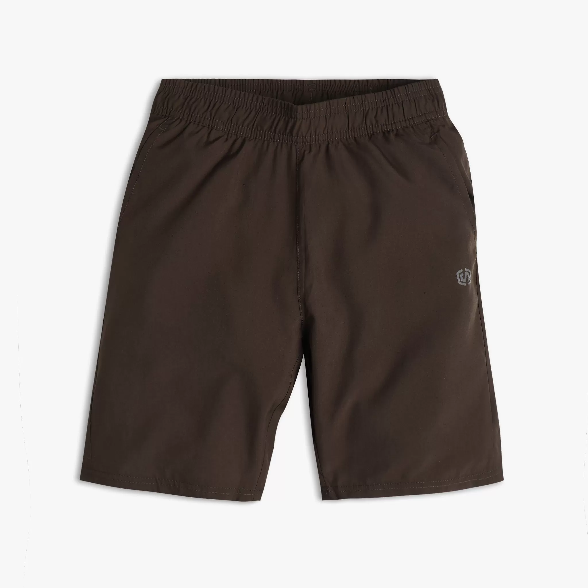 Boy's Regular Fit Solid Mid Rise Shorts