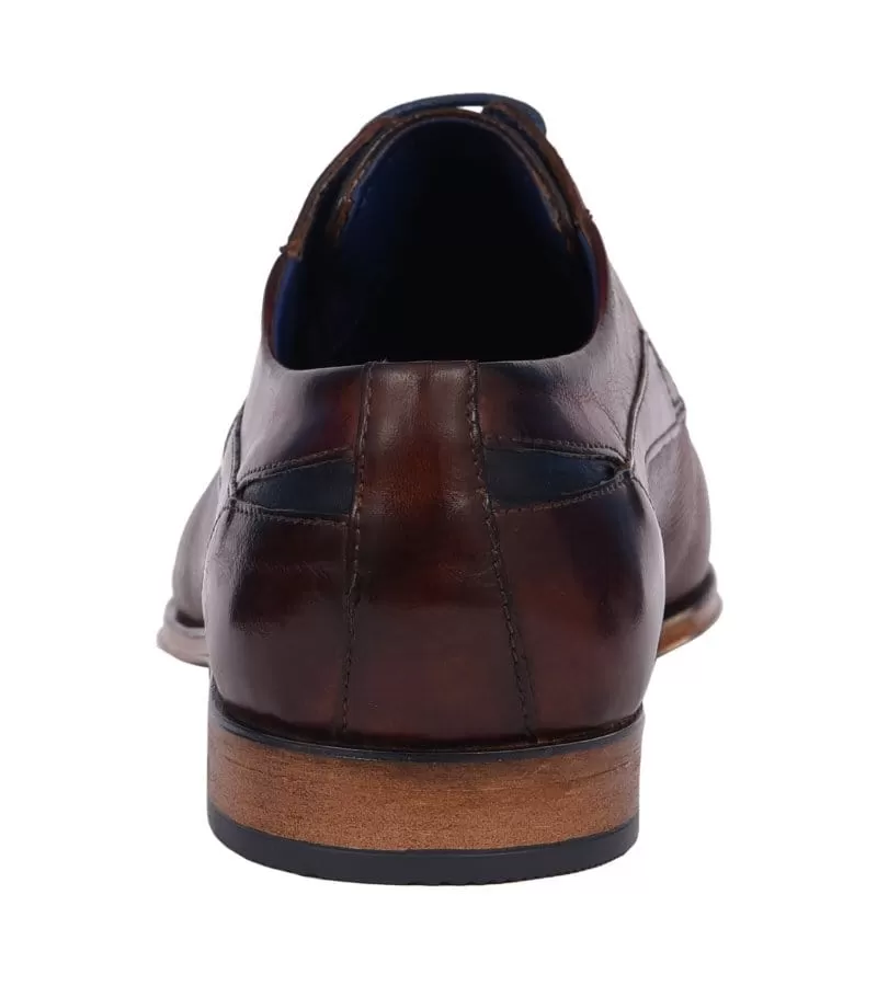 Bugatti Mens Brown Leather Dress Shoe 311-42010-3500