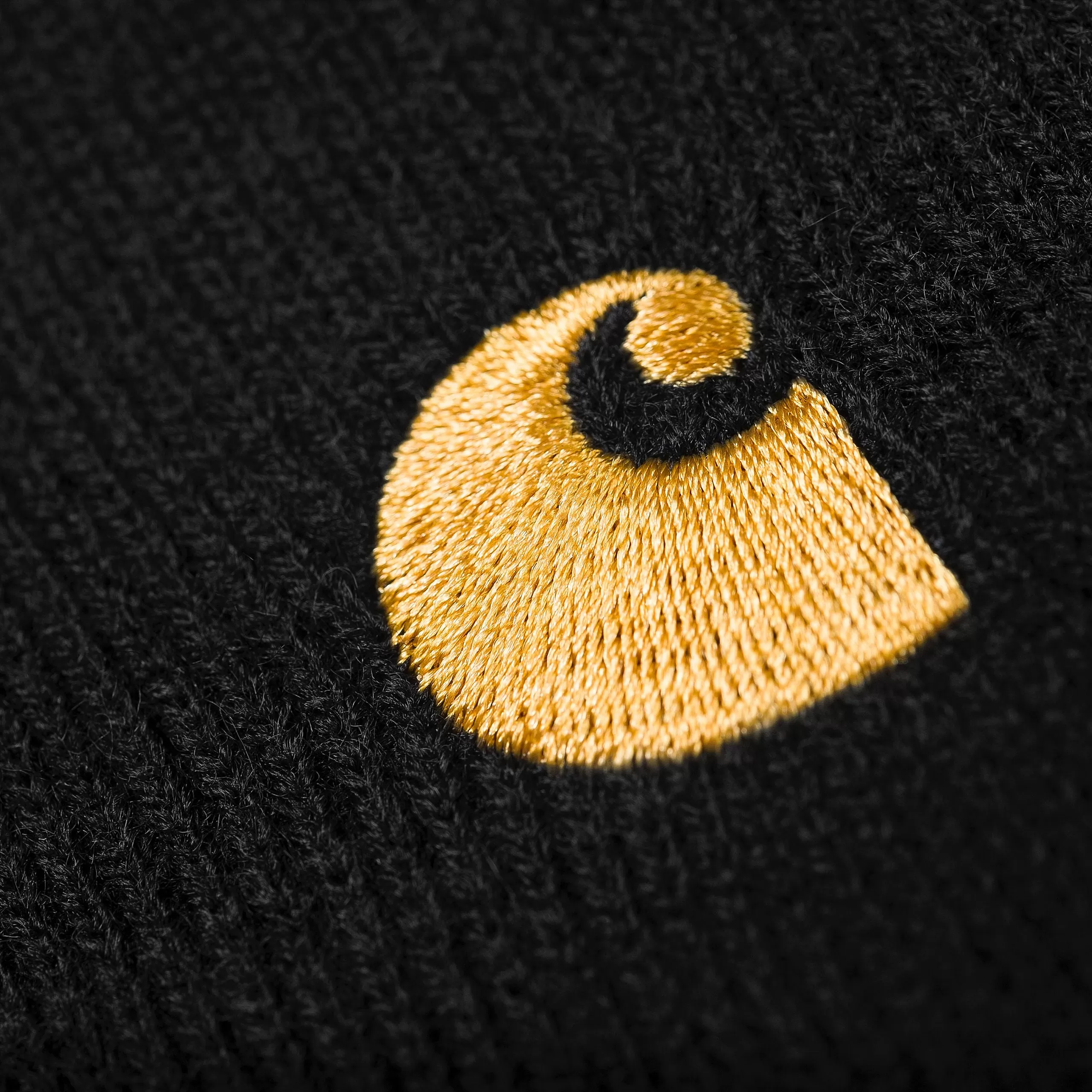 Carhartt Chase Beanie hat 1026222 00F black-gold one size