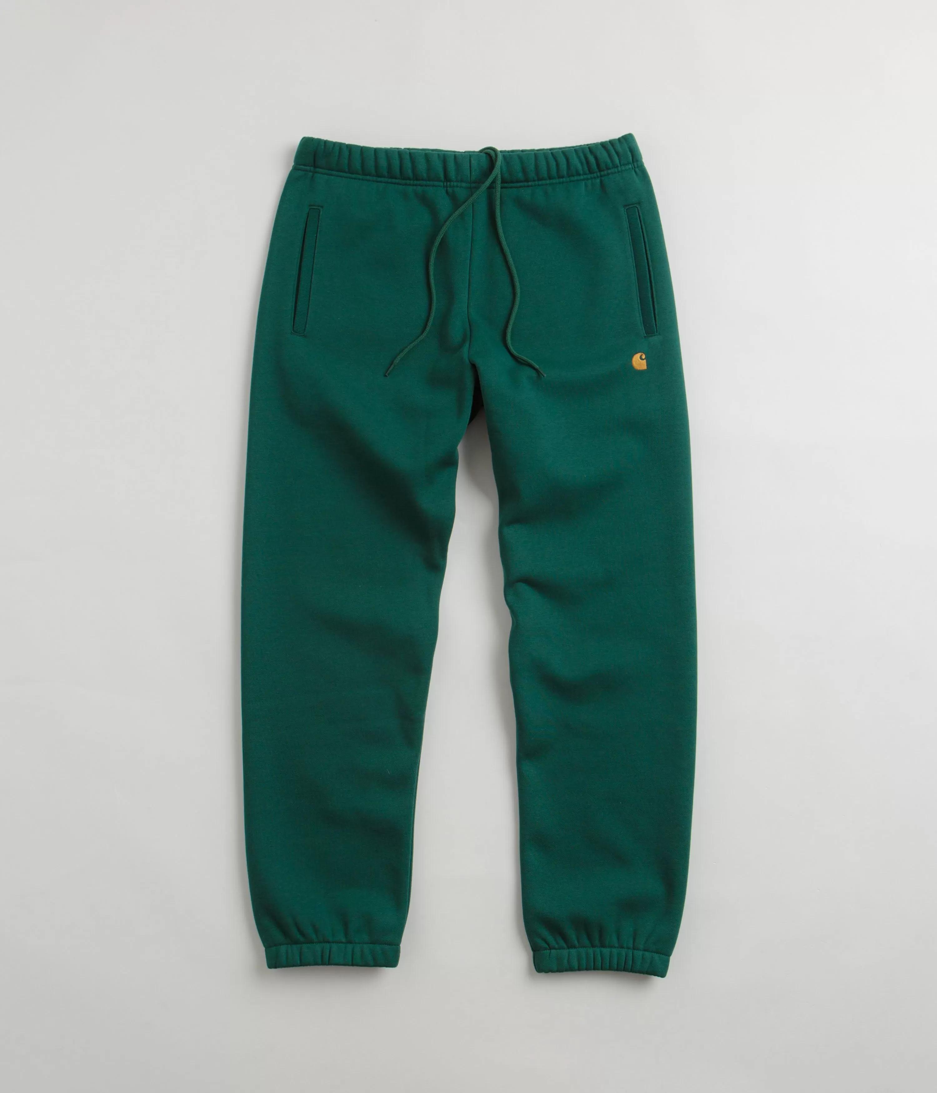 Carhartt Chase Sweatpants - Chervil / Gold