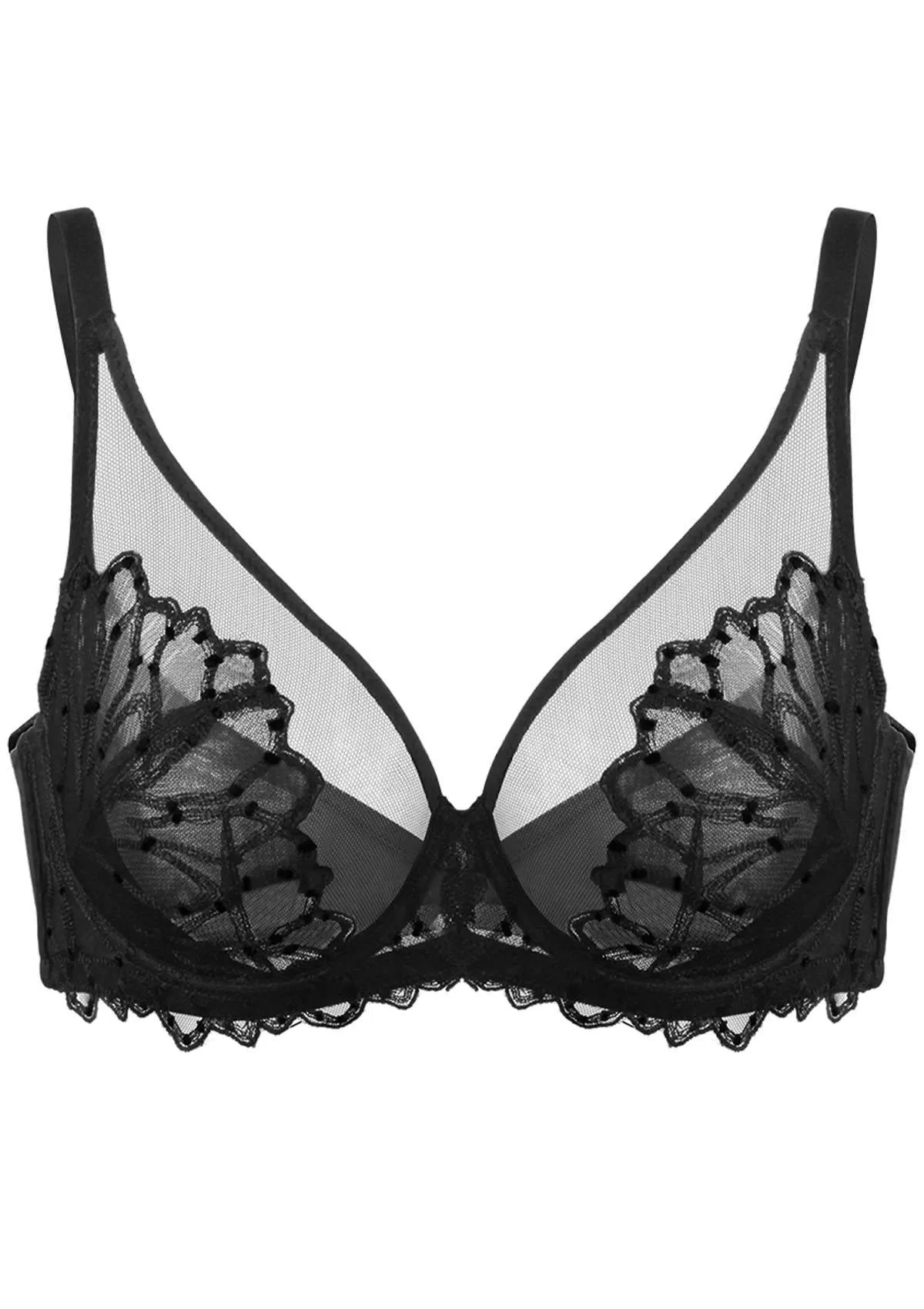 Chrysanthemum Unlined Lace Bra