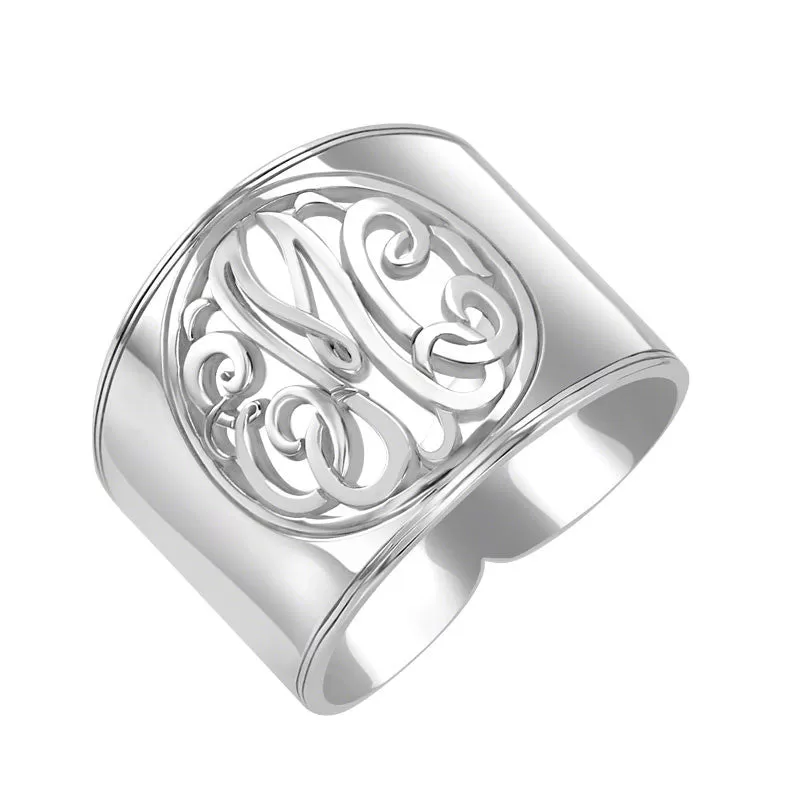 Cigar Band Classic Monogram Ring