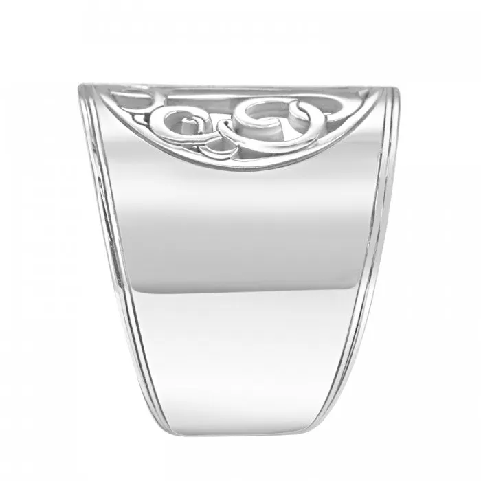 Cigar Band Classic Monogram Ring