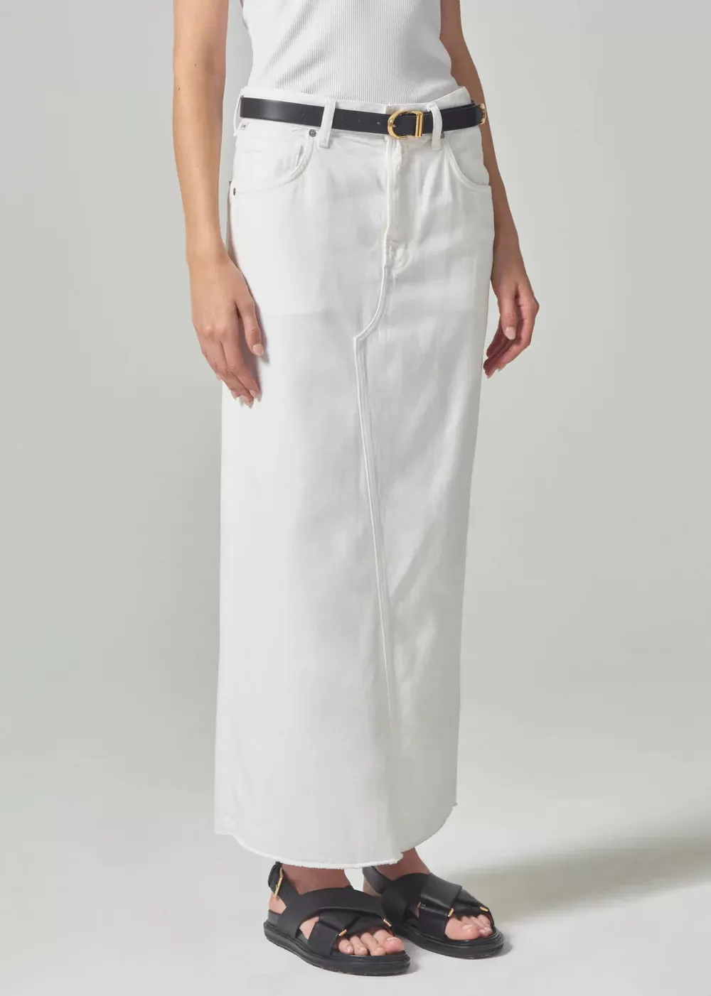 Citizens of Humanity - Circolo Reworked Maxi Skirt - Cannoli