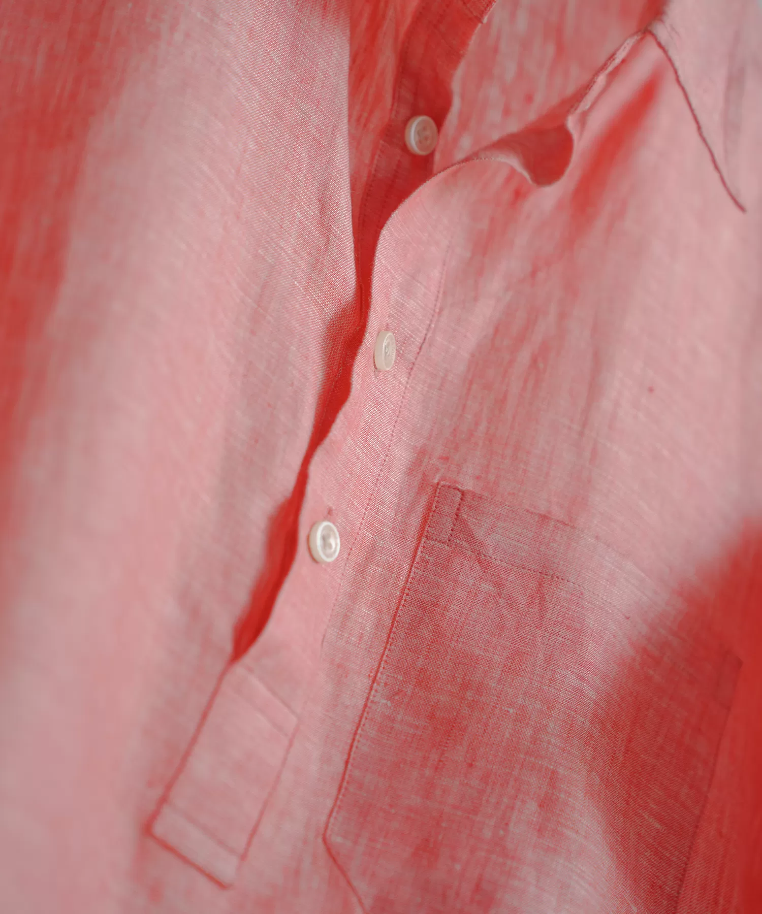 Classic Coral Pink Linen