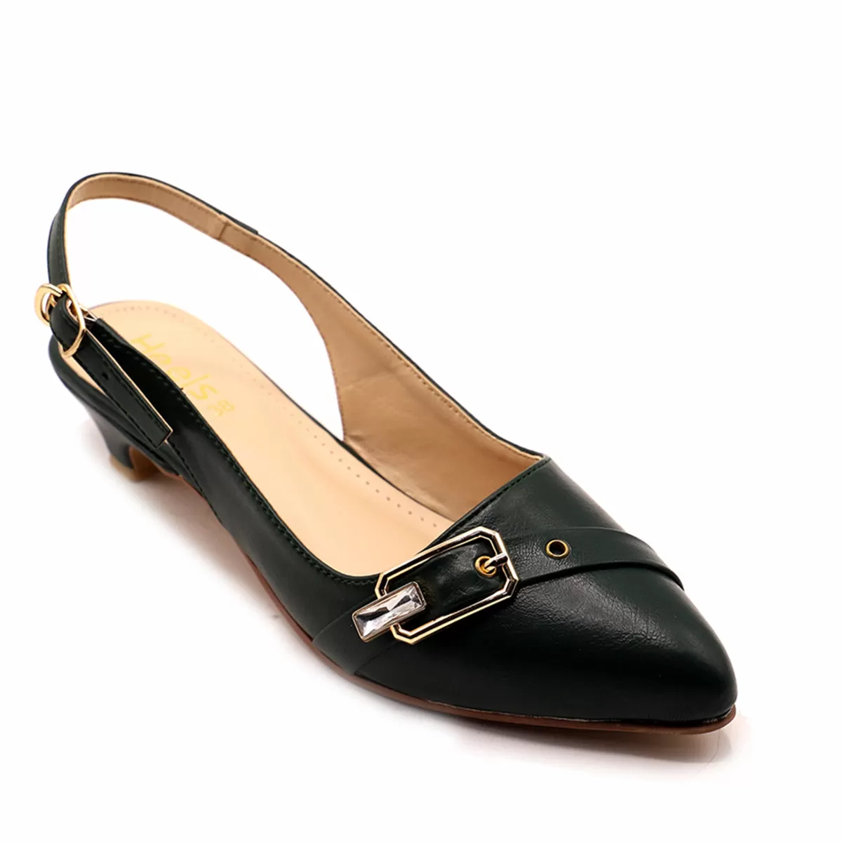 Dark Green Formal Sling Back 085438