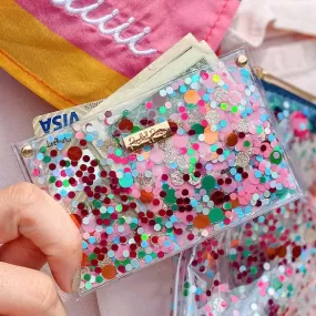 Essentials Confetti Business Card Holder