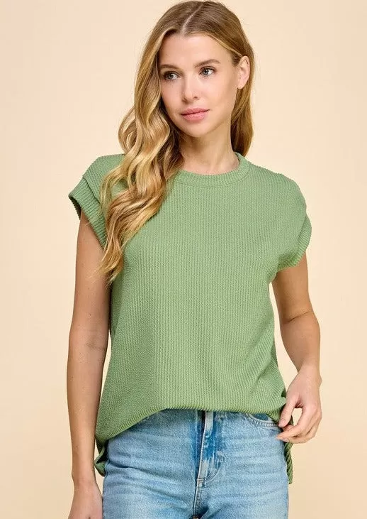 FINAL SALE - Feeling Free Solid Ribbed Tops - 5 Colors!