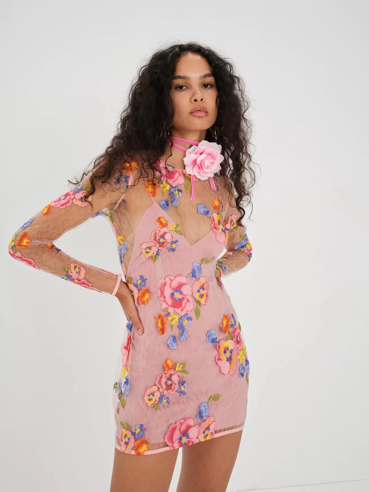 For Love & Lemons - Percy Mini Dress - Multi