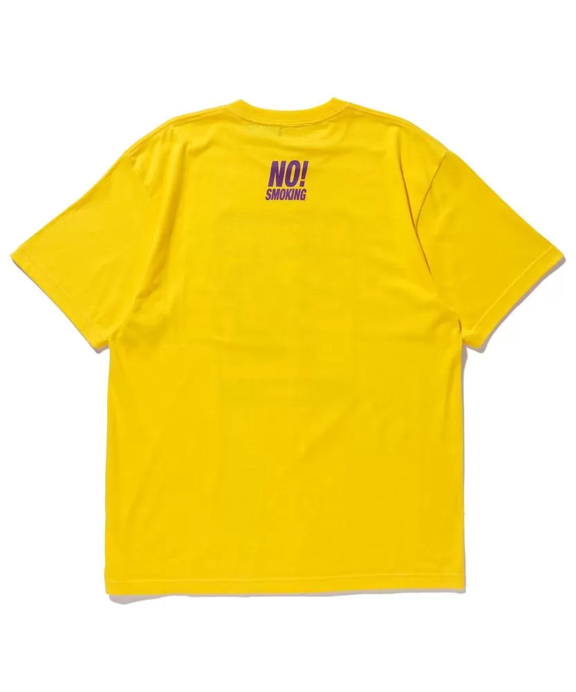 #FR2 XLARGE COLLABORATION WITH #FR2 NO SMOKING TEE-YELLOW