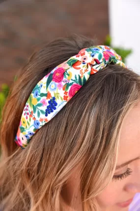 GARDEN PARTY KNOTTED HEADBAND