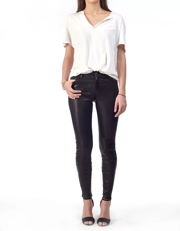 GIGI - Classic Stretch-Leather Skinny Pants