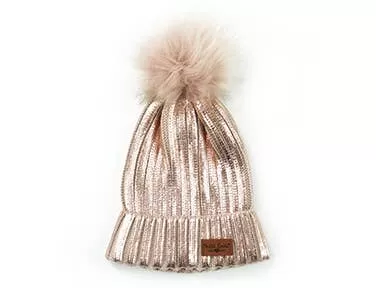 Glacier Knit Pom Hat