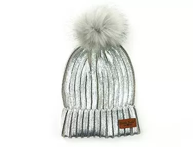 Glacier Knit Pom Hat