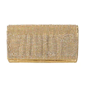 Gold Ruffle Clutchbag