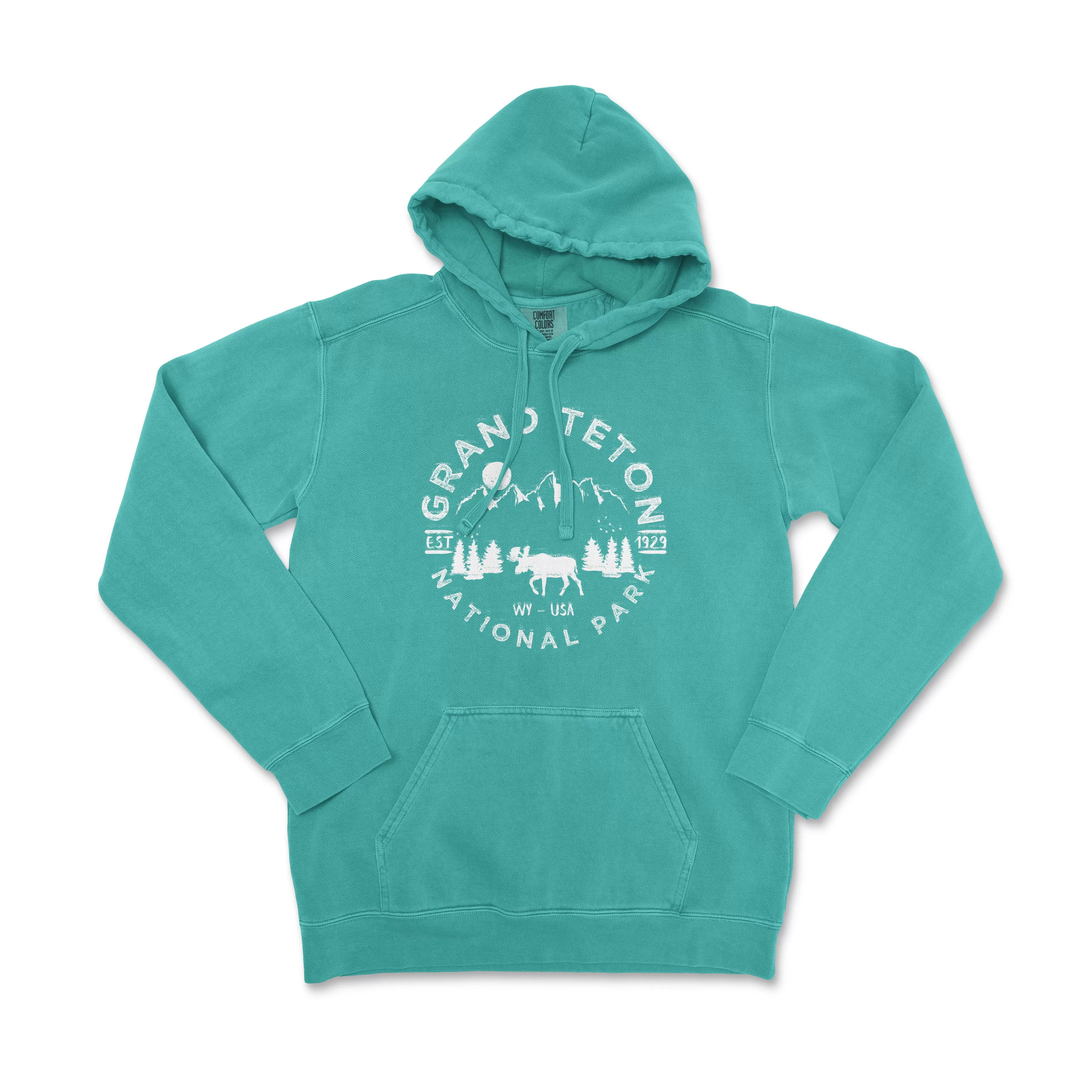 Grand Teton National Park Comfort Colors Hoodie