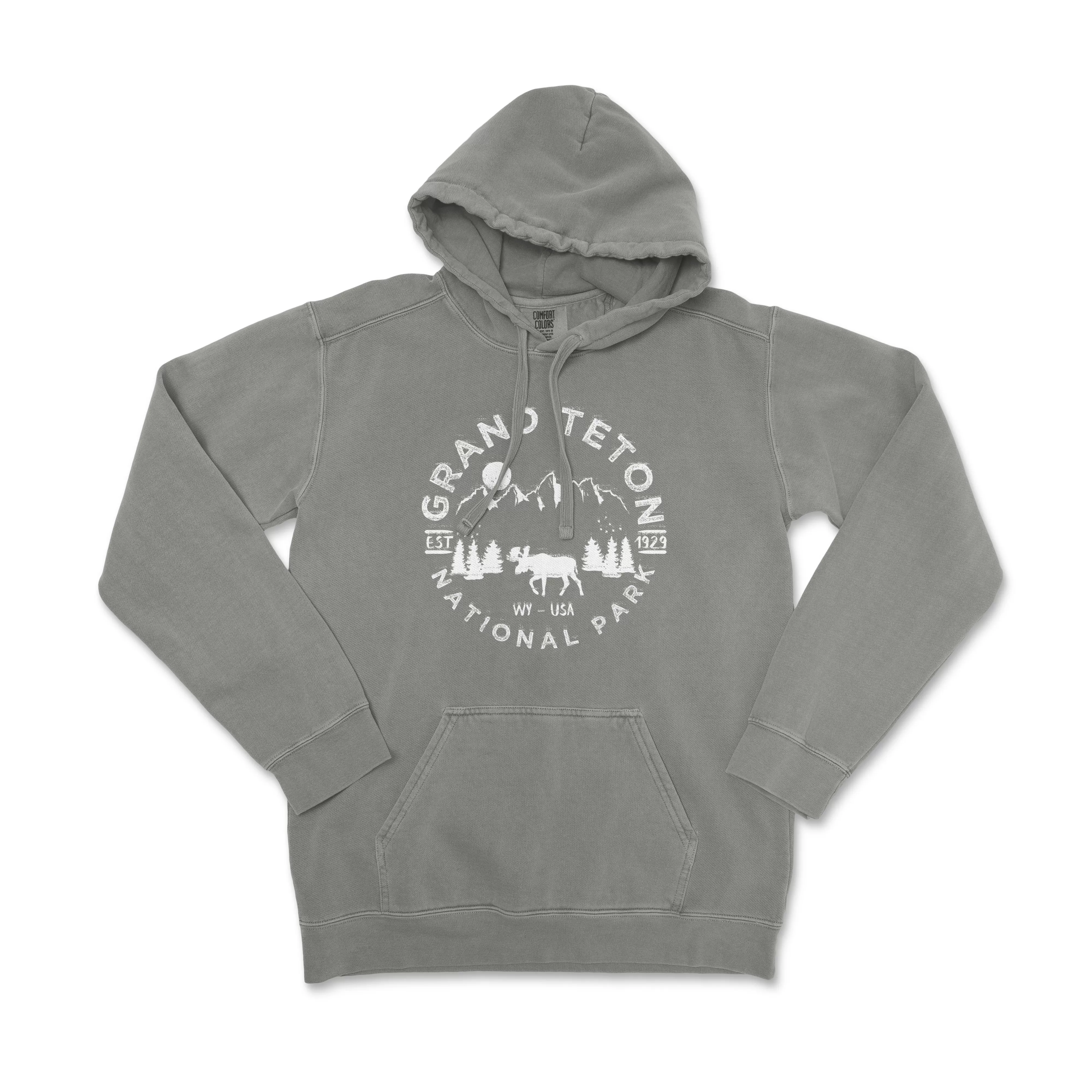 Grand Teton National Park Comfort Colors Hoodie