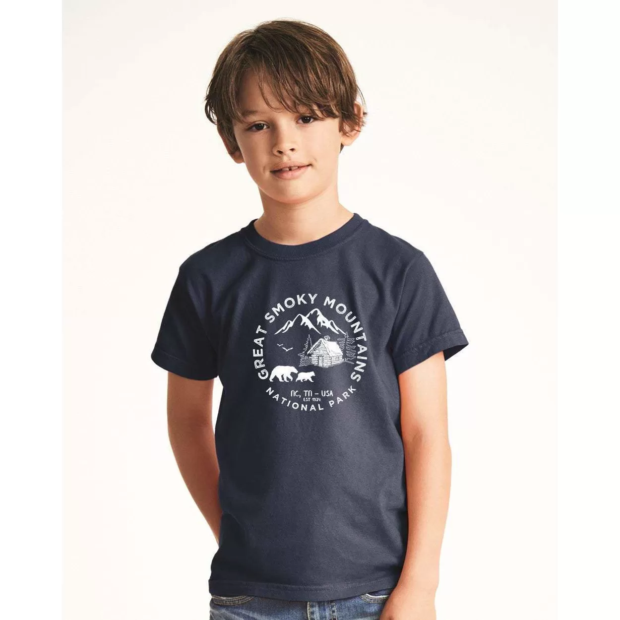 Great Smoky Mountains National Park Youth Comfort Colors T shirt