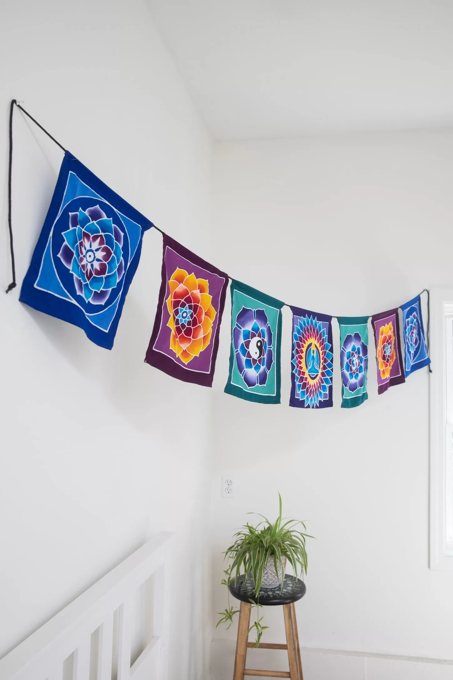 Hand Painted Batik Flags