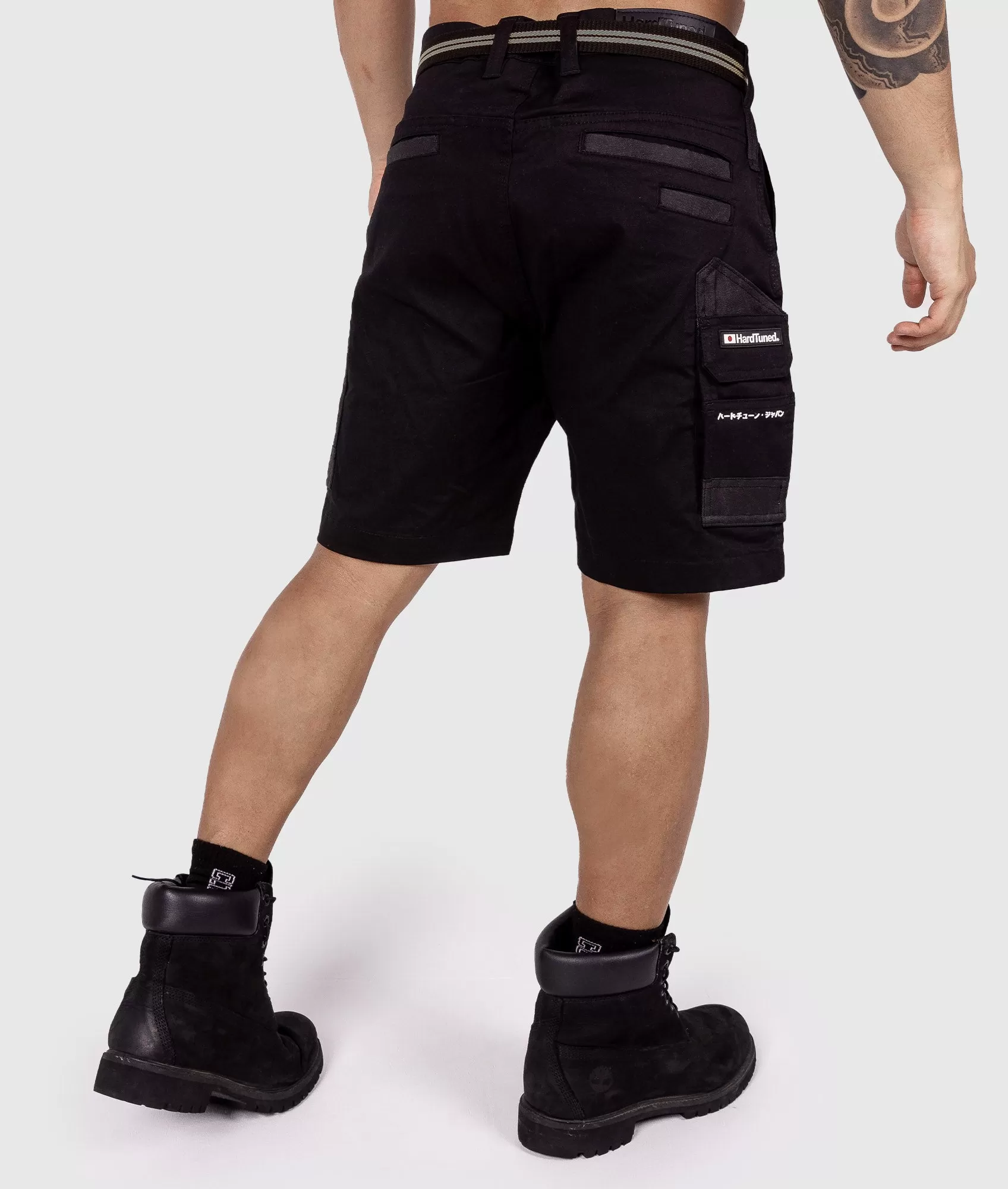 HardTuned Pitstop Cargo Shorts - Black