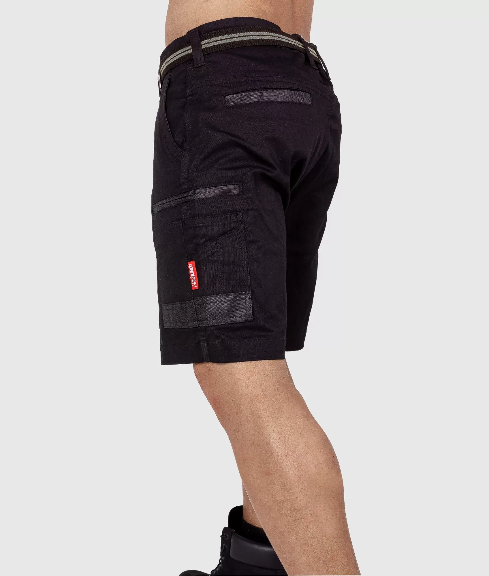 HardTuned Pitstop Cargo Shorts - Black