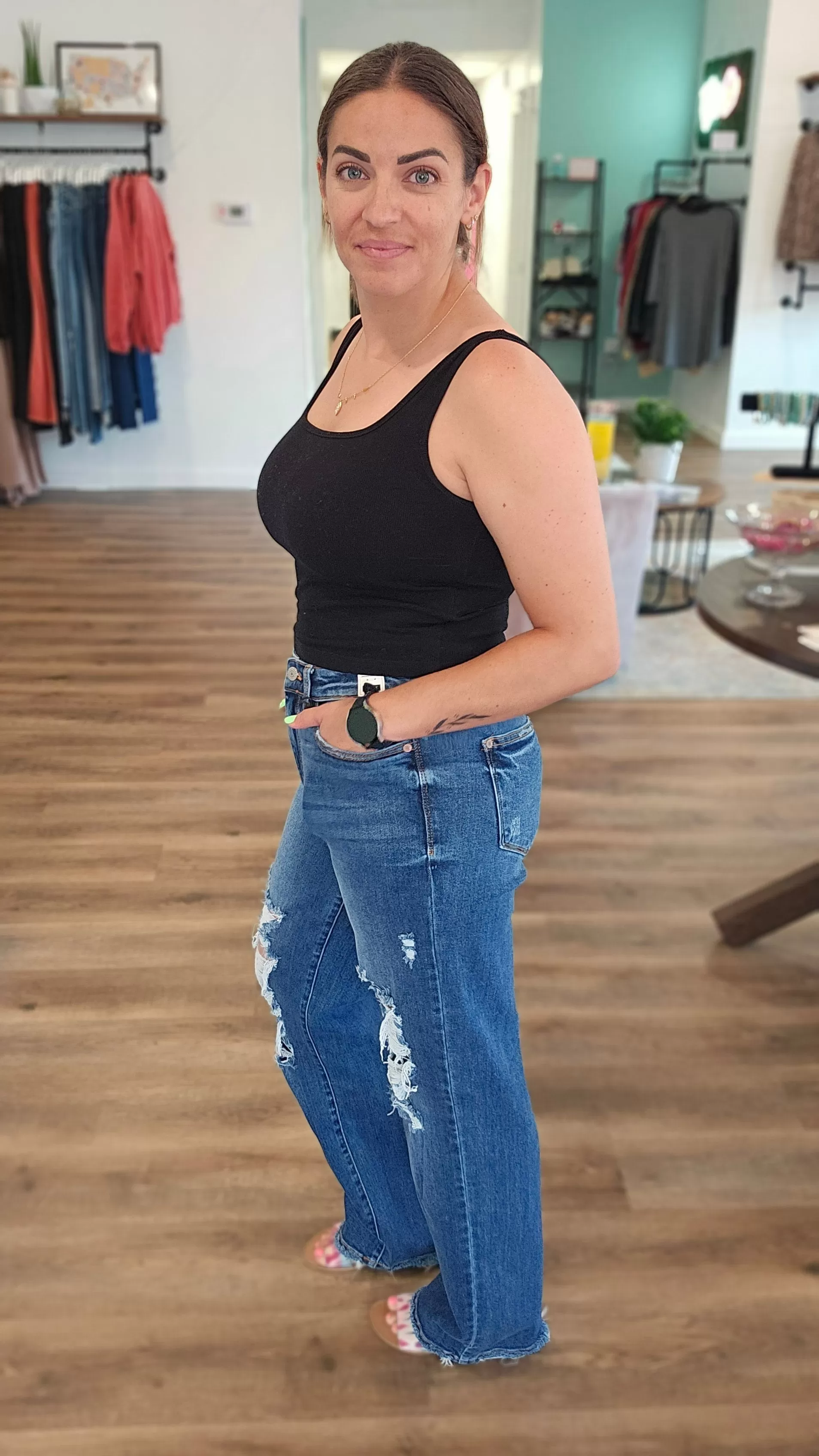 High Rise Dad Jeans | Judy Blue