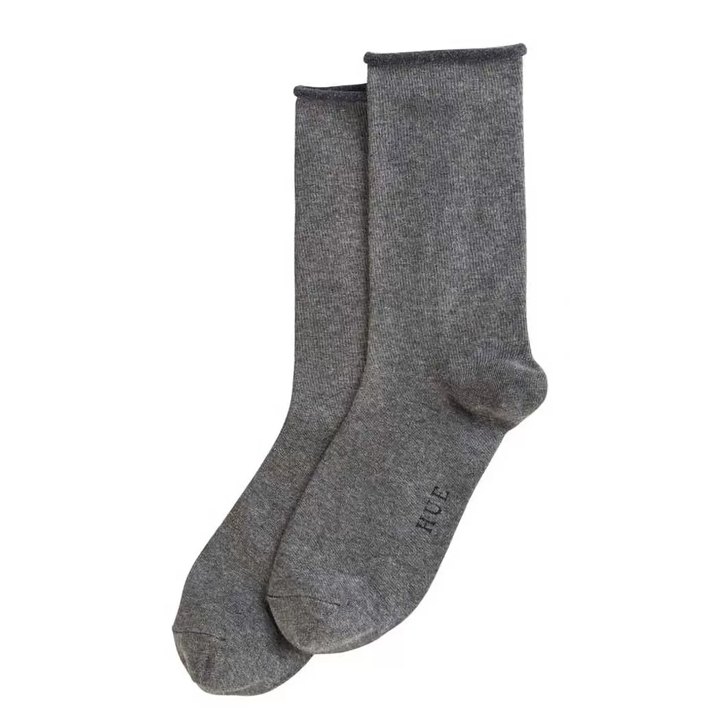 Hue Women's 6487 Jean Sock Graphite Grey