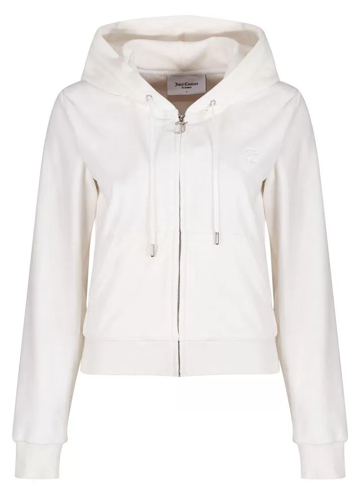 Juicy Couture Robertson Classic Velour Hoodie - sugar swizzle