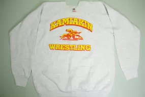 Kamiakin Braves Kennewick Wrestling Vintage 90's FOTL Crewneck Sweatshirt