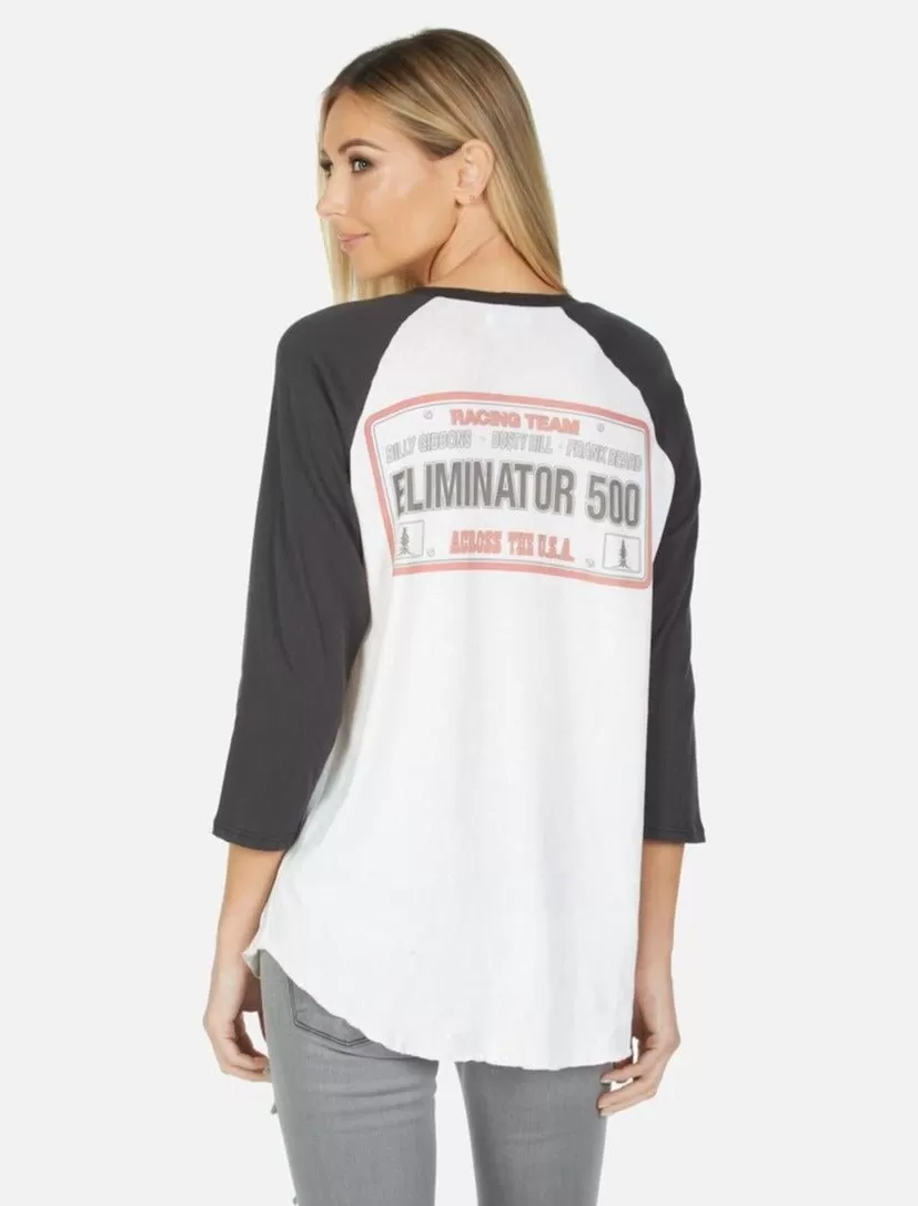 Lauren Moshi Kenya ZZ Top Eliminator Baseball Tee