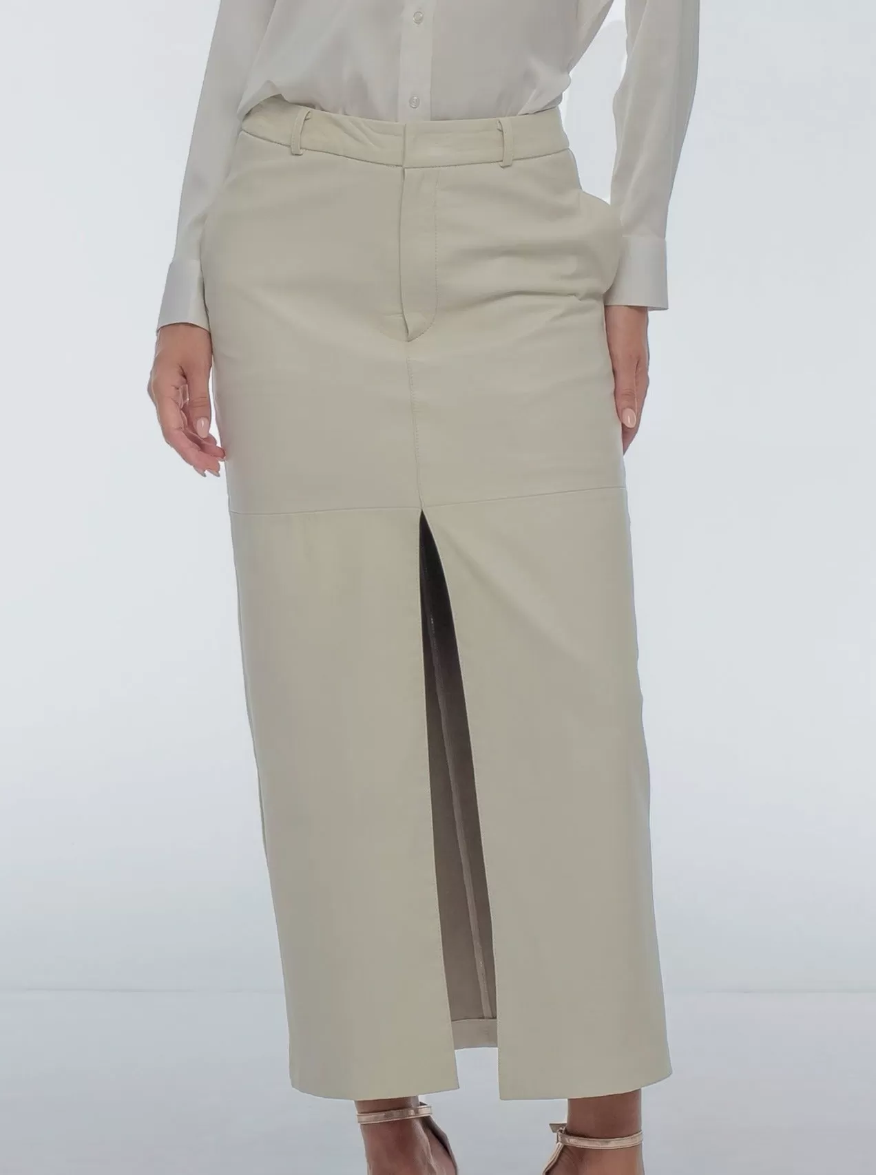 LEON MAXI SKIRT - COCONUT